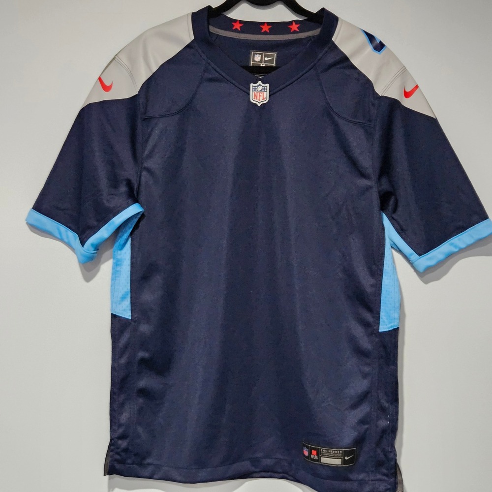 Nike Engineered Titans NFL Jersey‎ #4 Men's Medium Football Blank Jersey